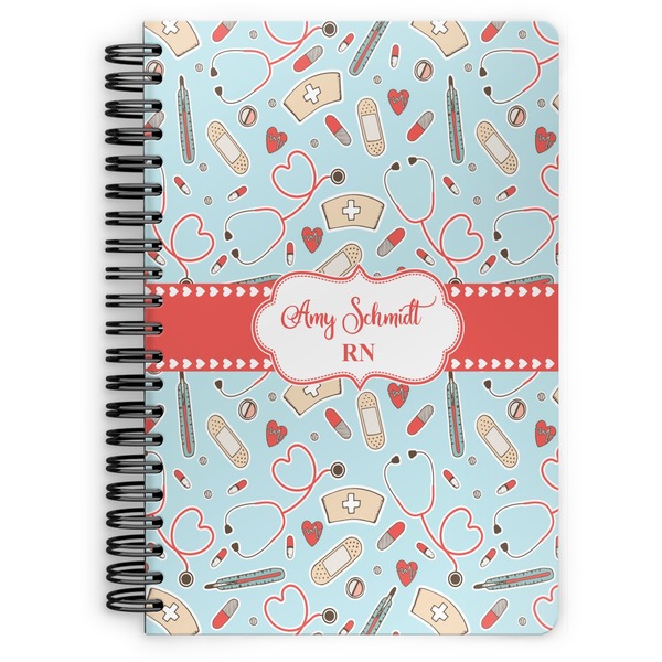 Custom Nurse Spiral Notebook (Personalized)