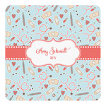 Nurse Square Decal - Medium (Personalized)