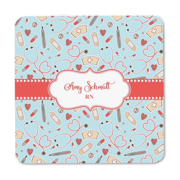 Nurse Square Fridge Magnet - FRONT