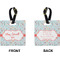 Nurse Square Luggage Tag (Front + Back)