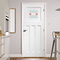 Nurse Square Wall Decal on Door