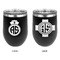Nurse Stainless Wine Tumblers - Black - Double Sided - Approval