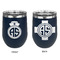 Nurse Stainless Wine Tumblers - Navy - Double Sided - Approval