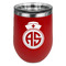 Nurse Stainless Wine Tumblers - Red - Single Sided - Front