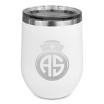 Nurse Stemless Stainless Steel Wine Tumbler - White - Single Sided (Personalized)