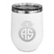 Nurse Stainless Wine Tumblers - White - Single Sided - Front
