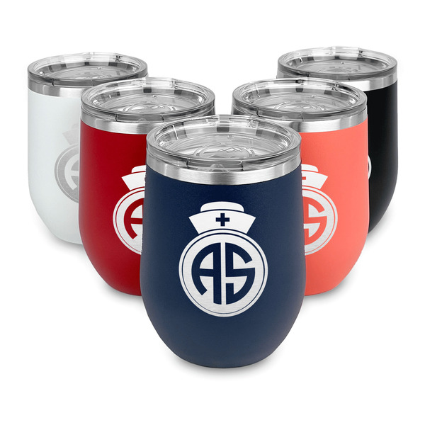 Nurse Steel Wine Tumblers Multiple Colors
