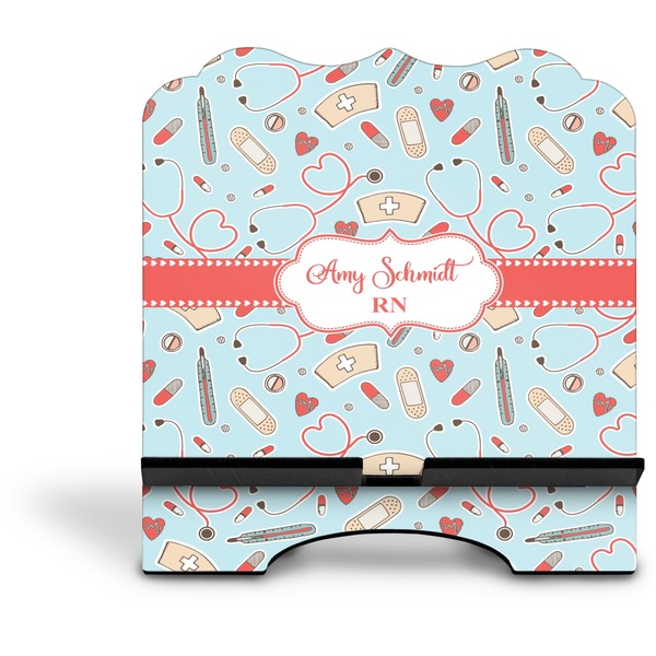 Nurse Stylized Tablet Stand - Front without iPad