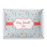 Nurse Rectangular Throw Pillow Case (Personalized)