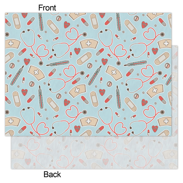 Nurse Tissue Paper - Heavyweight - Large - Front & Back