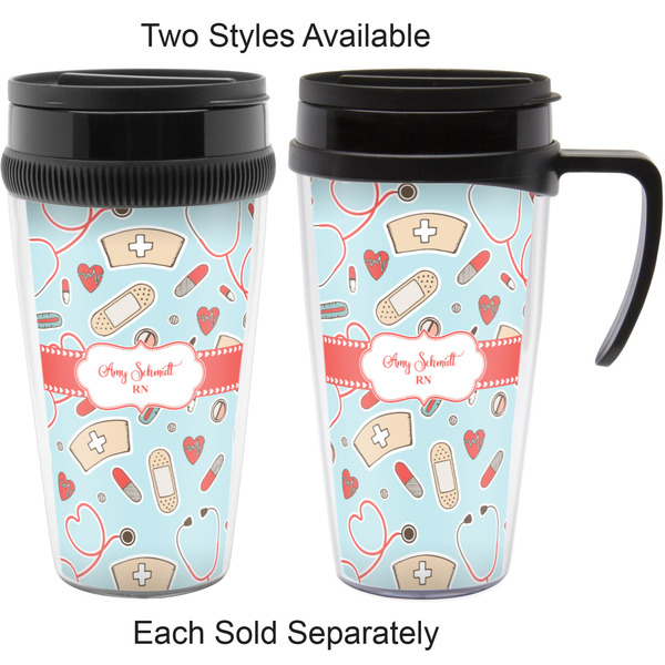 Nurse Travel Mugs - with & without Handle