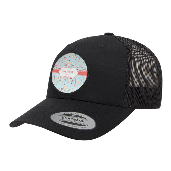 Custom Nurse Trucker Hat - Black (Personalized)