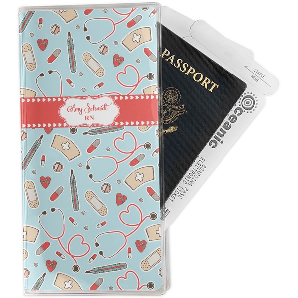 Custom Nurse Travel Document Holder