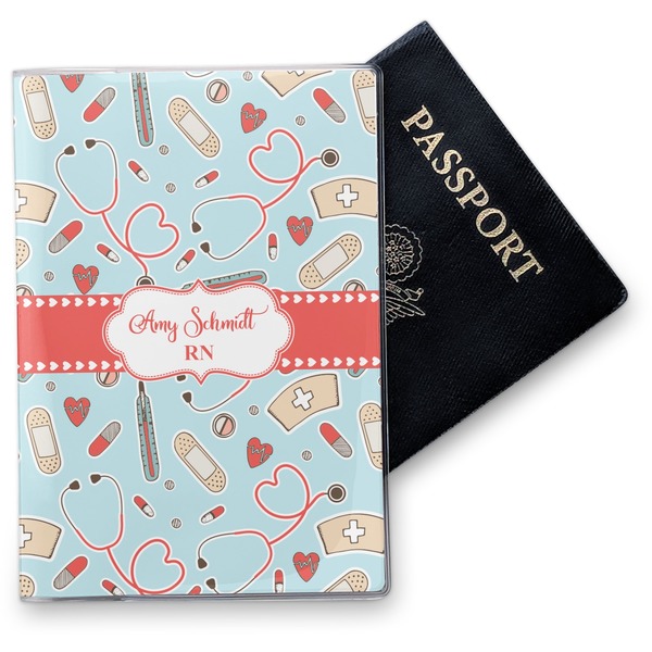 Custom Nurse Vinyl Passport Holder (Personalized)