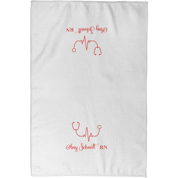 Nurse Waffle Towel - Partial Print - Approval Image