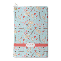 Nurse Waffle Weave Golf Towel (Personalized)