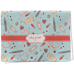 Nurse Kitchen Towel - Waffle Weave - Full Color Print (Personalized)