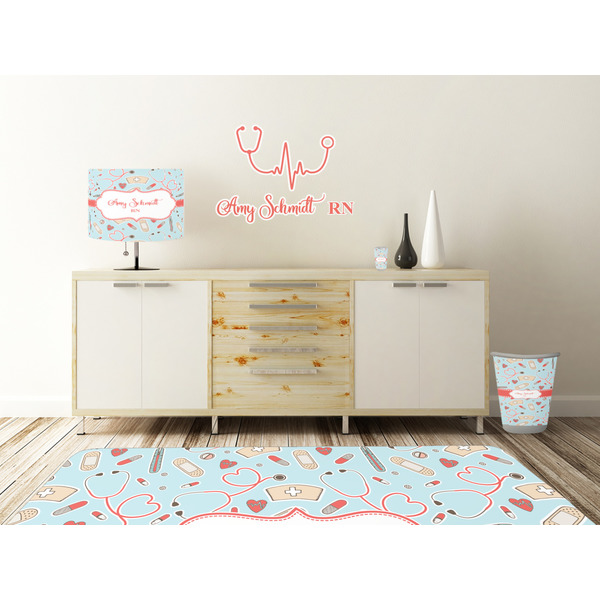Nurse Wall Graphic Decal Wooden Desk