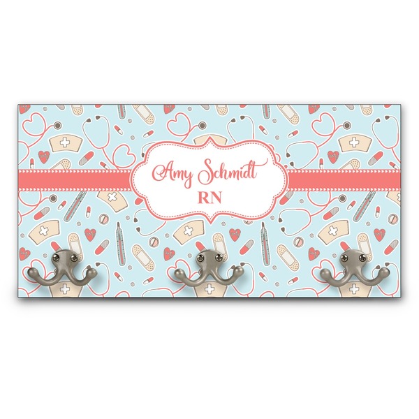 Custom Nurse Wall Mounted Coat Rack (Personalized)