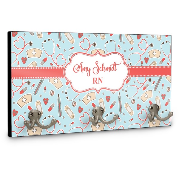 Nurse Wall Mounted Coat Hanger - Side View