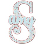 Nurse Name & Initial Decal - Up to 18"x18" (Personalized)
