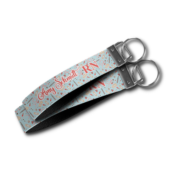 Nurse Webbing Keychain FOBs - Size Comparison