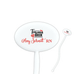 Nurse Oval Plastic Stir Sticks (Personalized)