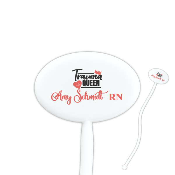 Custom Nurse Oval Plastic Stir Sticks (Personalized)
