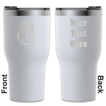 Nurse RTIC Tumbler - White - Engraved Front & Back (Personalized)