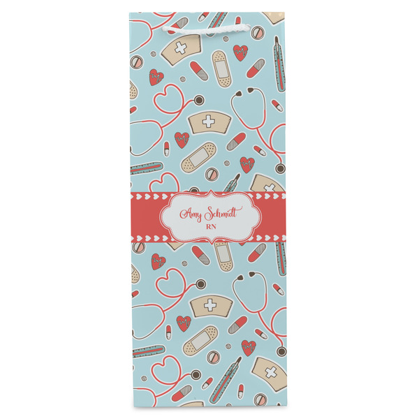 Nurse Wine Gift Bag - Gloss - Front