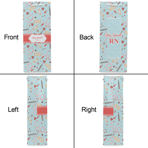 Nurse Wine Gift Bag - Matte - Approval