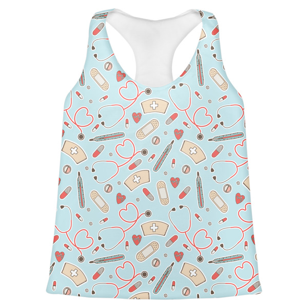 Custom Nurse Womens Racerback Tank Top - 2X Large