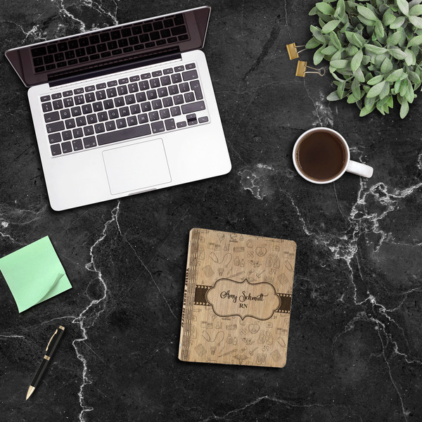 Nurse Wood 3-Ring Binders - 1" Half-Letter - In Context