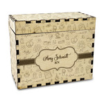 Nurse Wood Recipe Box - Laser Engraved (Personalized)