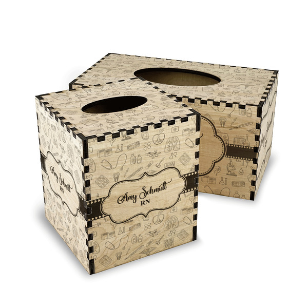 Nurse Wood Tissue Box Covers - Parent/Main
