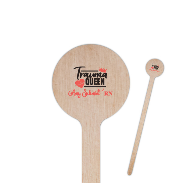 Custom Nurse Round Wooden Stir Sticks (Personalized)