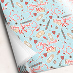 Nurse Wrapping Paper Sheets - Single-Sided - 20" x 28" (Personalized)