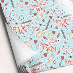 Nurse Wrapping Paper Sheets - Single-Sided - 20" x 28" (Personalized)
