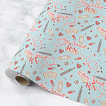 Nurse Wrapping Paper Roll - Medium - Matte (Personalized)