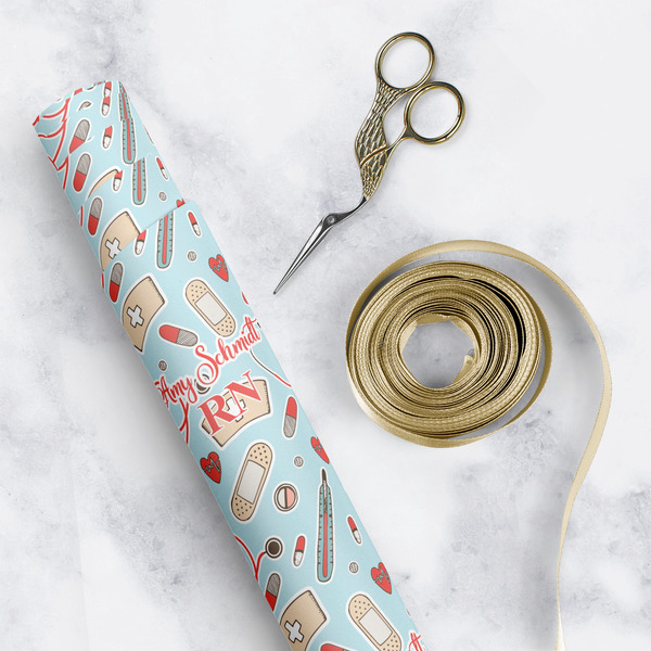 Nurse Wrapping Paper Rolls - Lifestyle 1