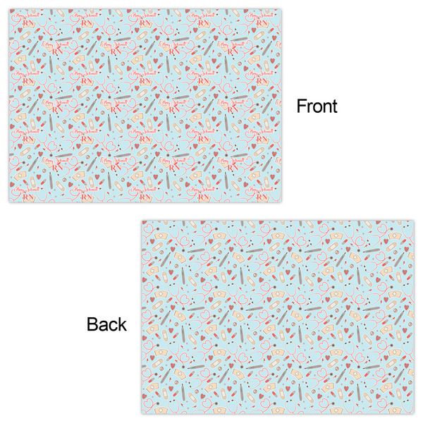 Nurse Wrapping Paper Sheet - Double Sided - Front & Back