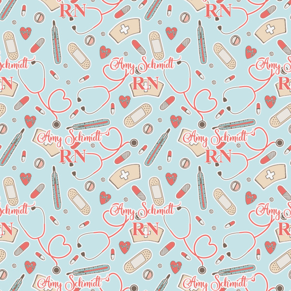 Nurse Wrapping Paper Square