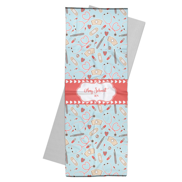 Custom Nurse Yoga Mat Towel (Personalized)