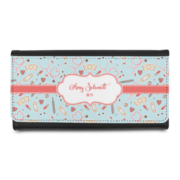 Custom Nurse Leatherette Ladies Wallet (Personalized)