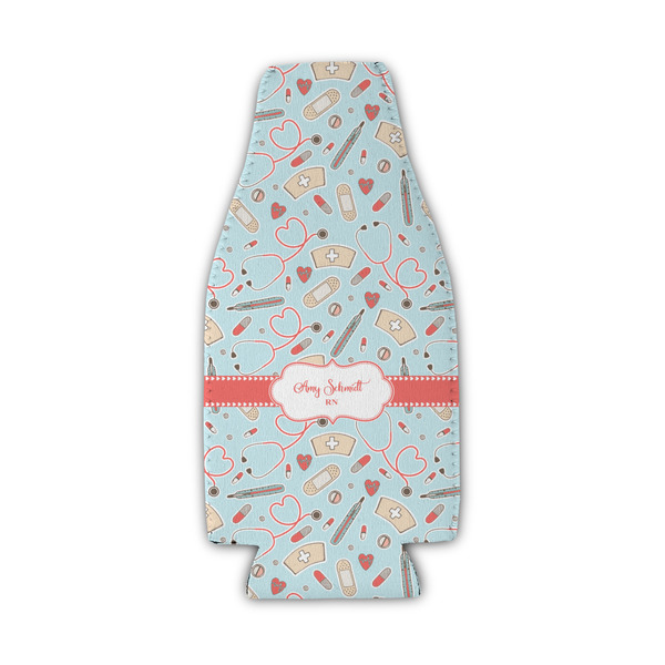 Custom Nurse Zipper Bottle Cooler (Personalized)