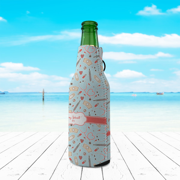 Nurse Zipper Bottle Cooler - LIFESTYLE