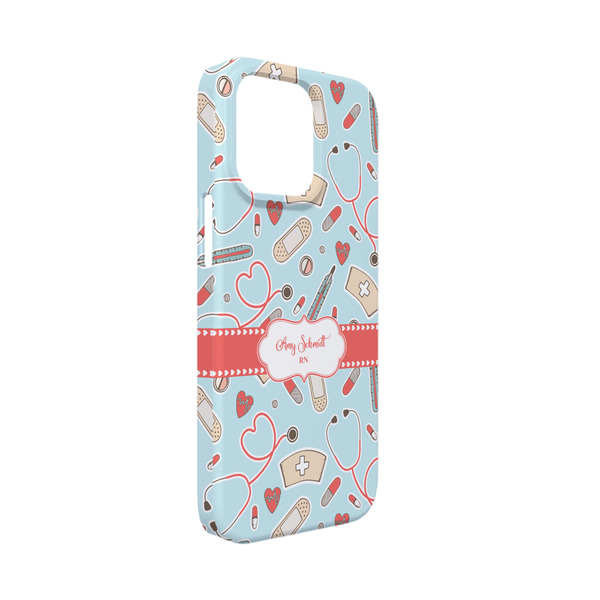 Custom Nurse iPhone Case - Plastic - iPhone 13 Mini (Personalized)