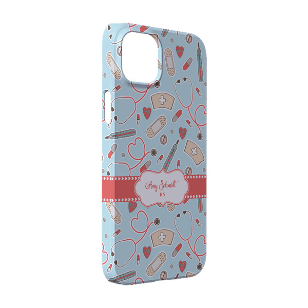 Custom Nurse iPhone Case - Plastic - iPhone 14 Pro (Personalized)