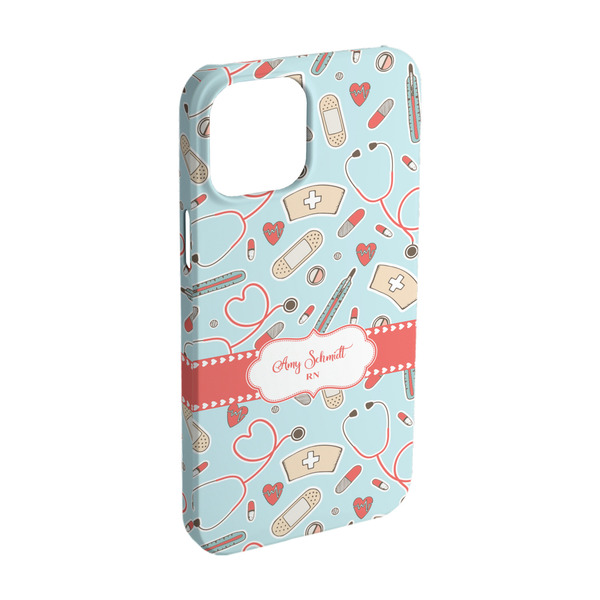 Custom Nurse iPhone Case - Plastic - iPhone 15 (Personalized)