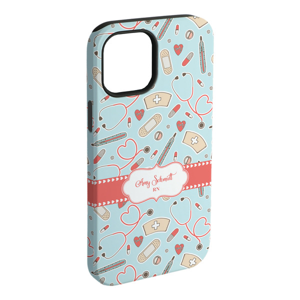 Custom Nurse iPhone Case - Rubber Lined (Personalized)